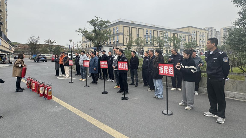 浦江農批市場開展半年度消防安全培訓與演練活動